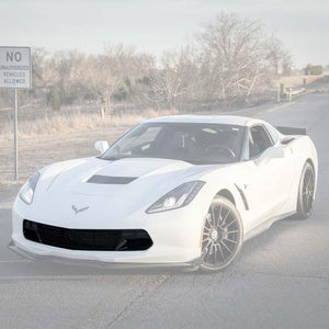 Corvette C7 Z06 Style Front Bumper Grille Custom Painted Carbon Fiber Hydro
