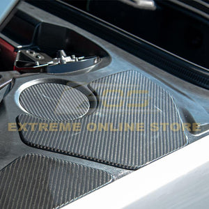 Corvette C8 Stingray Visible Carbon Fiber Engine Bay Panel Accent Covers