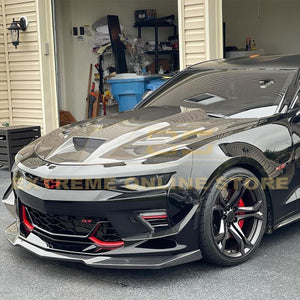 Camaro SS ZL1 Conversion Front Splitter Spoiler Lip Carbon Fiber