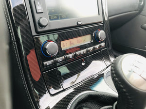Corvette C6 Carbon Fiber Body Color Painted AC Heater Control - Face Plate Only
