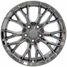 Load image into Gallery viewer, Fits Corvette Wheel C7 Z06 Rim - CV22 18x10.5 Chrome Corvette Rim
