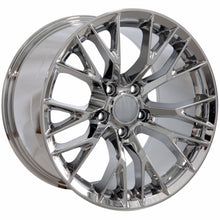 Load image into Gallery viewer, Fits Corvette Wheel C7 Z06 Rim - CV22 18x10.5 Chrome Corvette Rim
