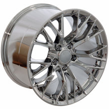 Load image into Gallery viewer, Fits Corvette Wheel C7 Z06 Rim - CV22 18x10.5 Chrome Corvette Rim

