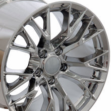 Load image into Gallery viewer, Fits Corvette Wheel C7 Z06 Rim - CV22 18x10.5 Chrome Corvette Rim
