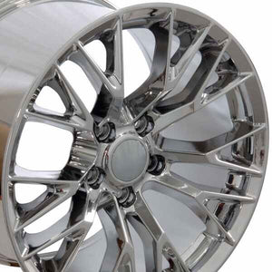 Fits Corvette Wheel C7 Z06 Rim - CV22 18x10.5 Chrome Corvette Rim