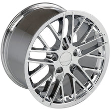 Load image into Gallery viewer, Corvette C6 ZR1 Rims CV08A Chrome Corvette Wheels 18x10.5 and 17x9.5 Staggered from OE Wheels
