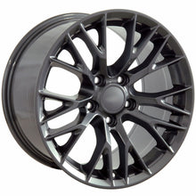 Load image into Gallery viewer, Fits Corvette Wheel C7 Z06 Rim - CV22 18x10.5 Gunmetal Corvette Rim
