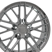 Load image into Gallery viewer, Fits Corvette C6 ZR1 Rims CV08B 18x8.5 Chrome Corvette Wheels SET
