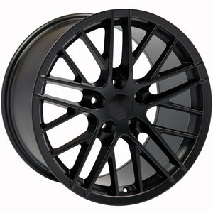 Fits Corvette Wheel C6 ZR1 Rim - CV08B 19x10 Satin Corvette Rim