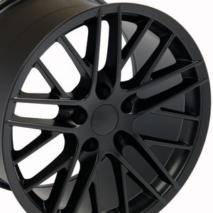 Fits Corvette Wheel C6 ZR1 Rim - CV08B 19x10 Satin Corvette Rim