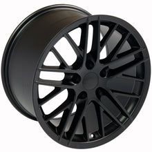 Load image into Gallery viewer, Fits Corvette C6 ZR1 Rims CV08B Satin Black Corvette Wheels 19x10/18x8.5 Staggered
