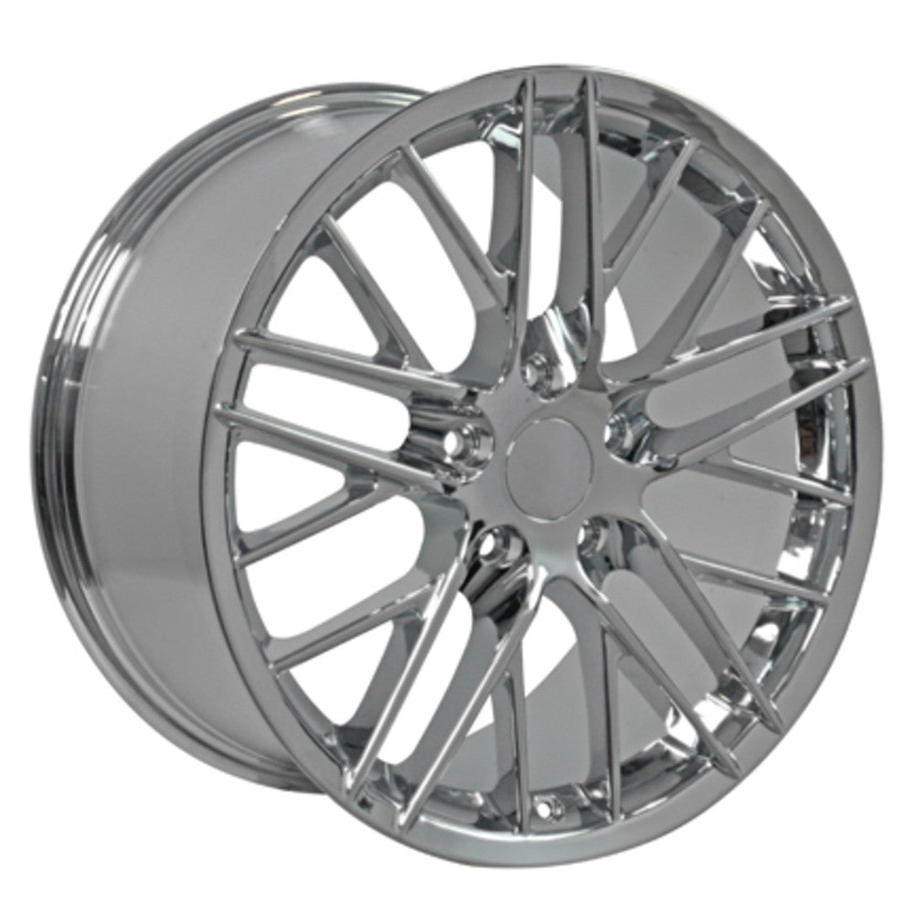 Fits Corvette C6 ZR1 Rims CV08B Chrome Corvette Wheels 19x10/18x8.5 St ...