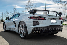 Load image into Gallery viewer, Corvette C8 Stingray NEXT GEN Matte Black Rear Trunk Lid High Wing Spoiler
