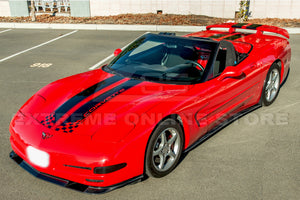 1997-04 Corvette C5 ZR1 Style Front Splitter Spoiler Visible Carbon Fiber