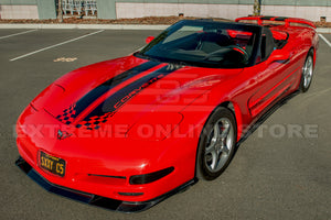 1997-04 Corvette C5 ZR1 Style Side Skirts Rocker Panels Visible Carbon Fiber