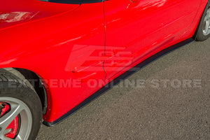 1997-04 Corvette C5 ZR1 Style Side Skirts Rocker Panels Visible Carbon Fiber