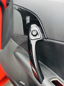 Corvette C6 Carbon Fiber Door Pull Grab Handles - Labor Only