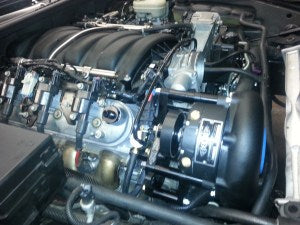 ECS C6 Corvette Supercharger Novi 1500 Kit LS3 GS Auto Tuner Kit Polished - East Coast Supercharging