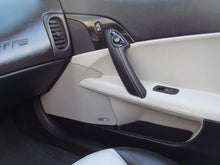 Load image into Gallery viewer, 2005 - 2013 C6 Corvette Carbon Fiber HydroGraphics Door Lock Bezels with Memory Seats
