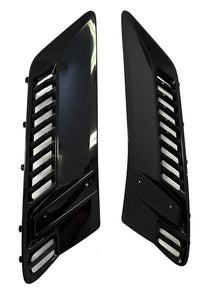 C7 Corvette Z06 Custom Painted Body Color Front Fender Scoop Vents Grillles Inserts 2015-2019