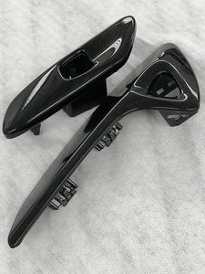 Corvette C7 Stingray Carbon Fiber HydroGraphics Painted Interior Door Handle Bezels