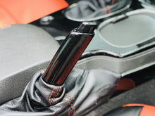 Load image into Gallery viewer, Corvette C6 Carbon Fiber HydroGraphics Custom Painted Emergency Brake Handle Bezel
