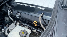 Load image into Gallery viewer, Corvette C7 LT1 Stingray Carbon Fiber Painted Lower Fuel Rail Engine Covers OEM GM
