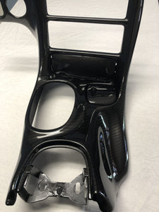 1997 - 2004 Corvette C5 Carbon Fiber HydroGraphics Custom Painted Radio Center Console Bezel