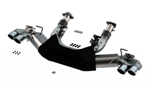 Borla 2020 2021 2022 Chevrolet Corvette C8 6.2L ATAK 3in Exhaust System Dual Round A/C Tips 4in 140839