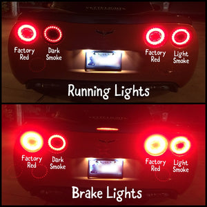 2005-2013 C6 Corvette Eagle Eye LED Tail Lights Lamps (Set)