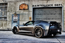 Load image into Gallery viewer, C7 Z06 Grand Sport Corvette Stage 2 Wicker Rear Spoiler Winglets - REAL Carbon Fiber
