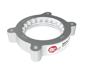 Silver Bullet Throttle Body Spacer - Silver Chevrolet Corvette (C8) 2020 V8-6.2L (Use with Factory Intake)