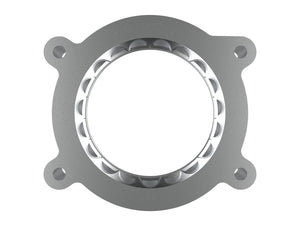 Silver Bullet Throttle Body Spacer - Silver Chevrolet Corvette (C8) 2020 V8-6.2L (Use with Factory Intake)