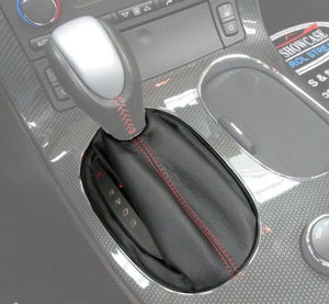 2006 - 2013 Corvette C6 Leather Shift Knob Colored Stitching Automatic OEM GM
