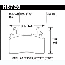 Load image into Gallery viewer, Hawk HPS Performance Brake Pads 2014 Corvette
