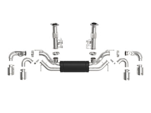 aFe POWER MACH Force-Xp 3 to 2-12 304 Stainless Steel Cat-Back Exhaust System Chevrolet Corvette (C8) 2020 V8-6.2L