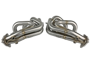 aFe Power Twisted 304SS Headers 2020 Chevy Corvette (C8) 6.2L V8 BRUSHED