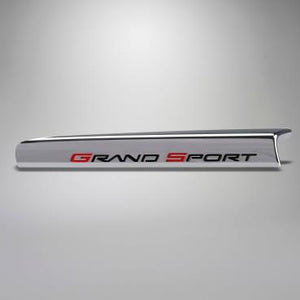 Corvette C6 Grand Sport Fender Emblem Chrome OEM GM - Passenger