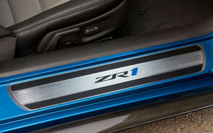 2009 - 2013 Corvette C6 ZR1 Door Sill Plate Protector Passenger Side OEM GM