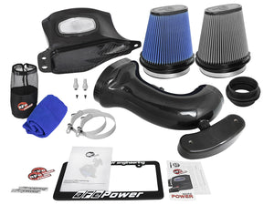 Black Series Momentum Carbon Fiber Cold Air Intake System wDual Filter Media Chevrolet Corvette (C7) 14-19 V8-6.2L
