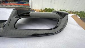2005 -2013 Corvette C6 Carbon Fiber HydroGraphics / Painted Rear Diffuser Valence
