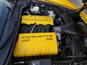 2005 - 2013 Corvette C6 LS2 LS3 LS7 Carbon Fiber / Custom Painted Fuel Rail Engine Covers - Labor Only