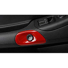 Load image into Gallery viewer, 2005 - 2013 Corvette C6 Carbon Fiber HydroGraphics Body Color Painted Interior Door Release Bezels
