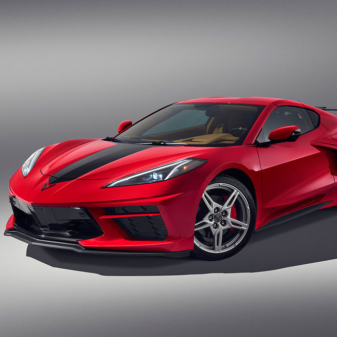 2020 C8 Corvette Stingray Ground Effects Package, Black, Coupe Or Convertible, Without Z51 Option