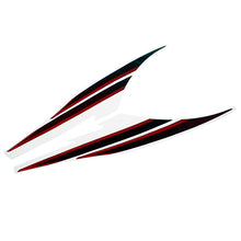 Load image into Gallery viewer, 2020 C8 Corvette Stingray Fender Hash Marks, Carbon Flash Metallic With Red Accents, Set Of 2
