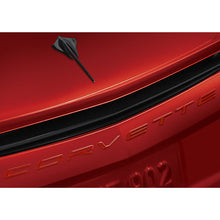 Load image into Gallery viewer, 2020 C8 Corvette Stingray Rear Emblem, Corvette Script, Torch Red
