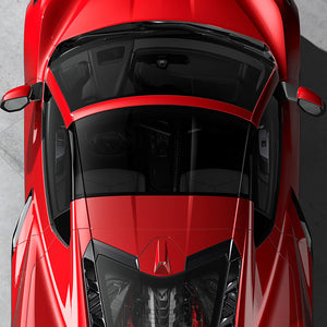 2020 C8 Corvette Stingray Transparent Roof Panel, Models With Fabric Interior Headliner