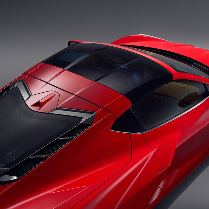 2020 C8 Corvette Stingray Transparent Roof Panel, Models With Fabric Interior Headliner