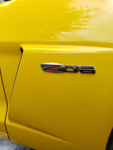 Corvette C6 Z06 505HP Chrome Fender Emblem OEM GM