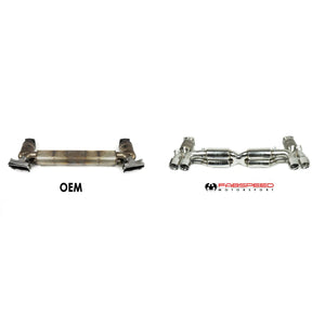 Fabspeed Porsche 997.2 Turbo / Turbo S Valvetronic Supersport X-Pipe Exhaust System (2010-2012)